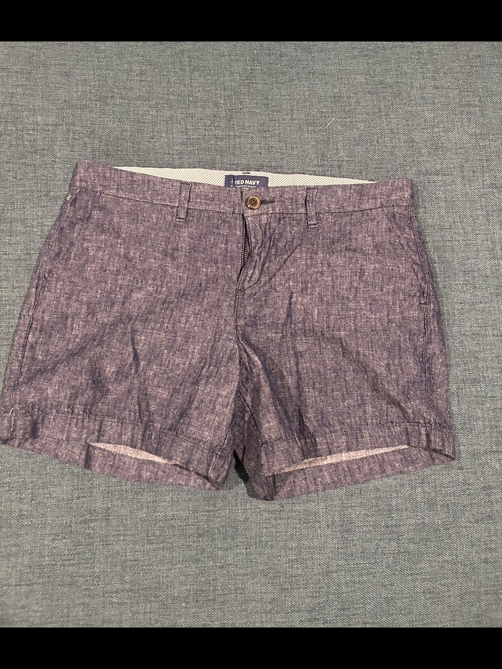 Old Navy Purple Chambray Shorts